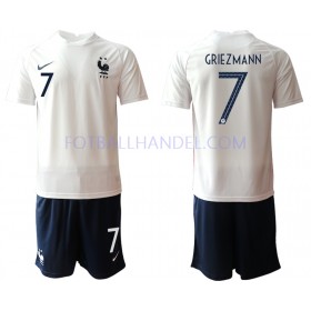 Barn Fotballdrakter Frankrike Antoine Griezmann 7 Borte Euro 2020 Kortermet